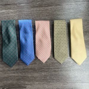 Men’s Ties - Jos A Bank - Lucho - Collard Greens - Jim Thompson - Harridge Row